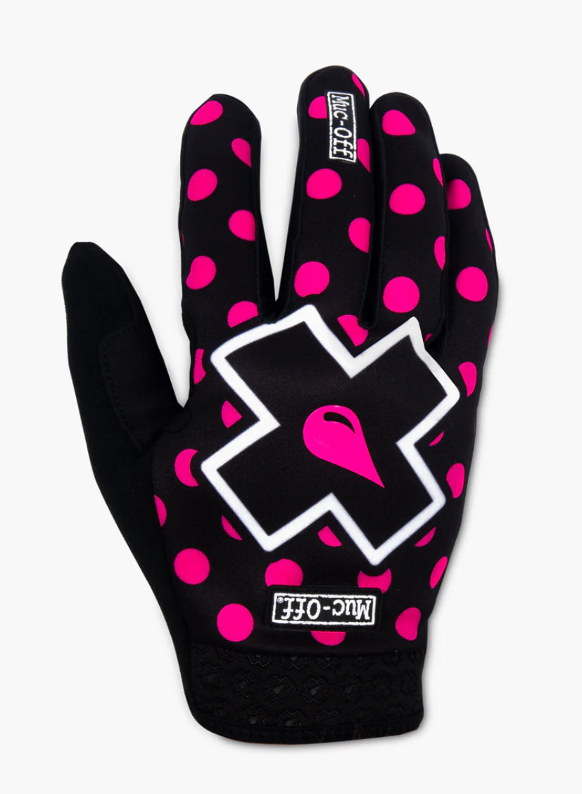 MTB GLOVES Pink polka